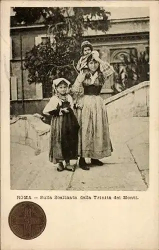 Ak Roma Rom Lazio, Sulla Scalinata della Trinita dei Monti
