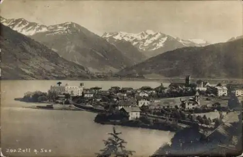 Ak Zell am See in Salzburg, Gesamtansicht