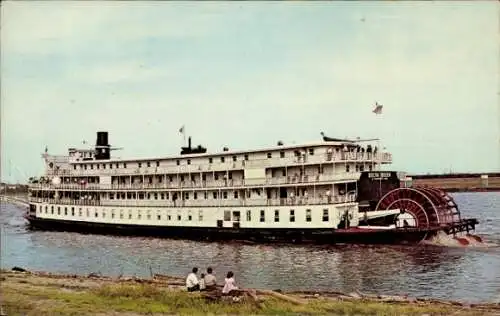 Ak Saint Louis Missouri USA, Dampfschiff auf dem Mississippi