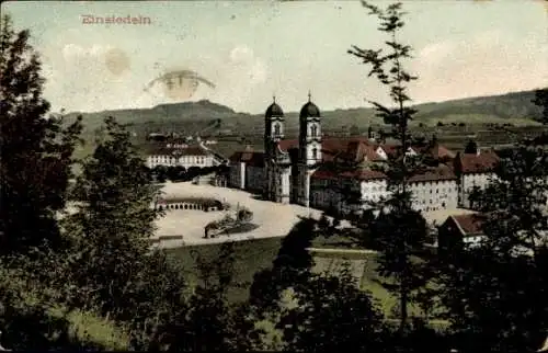 Ak Einsiedeln Kanton Schwyz Schweiz, Gesamtansicht