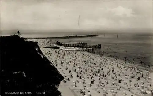 Ak Kołobrzeg Ostseebad Kolberg Pommern, Strand