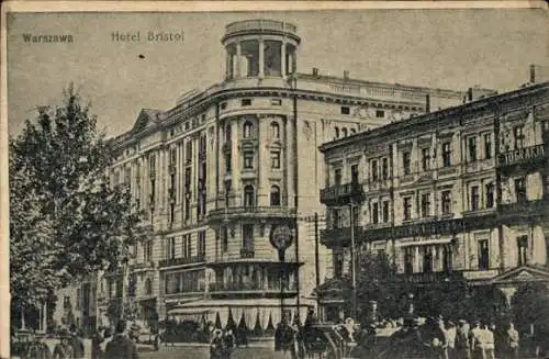Ak Warszawa Warschau Polen, Hotel Bristol