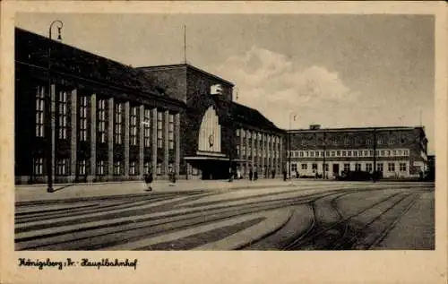 Ak Kaliningrad Königsberg Ostpreußen, Hauptbahnhof