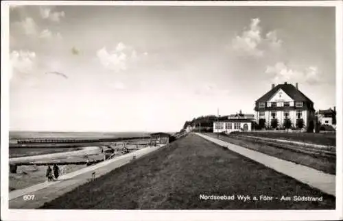 Ak Wyk auf Föhr Nordfriesland, Südstrand