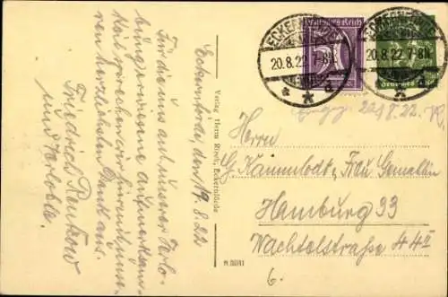 Ak Ostseebad Eckernförde, Panorama