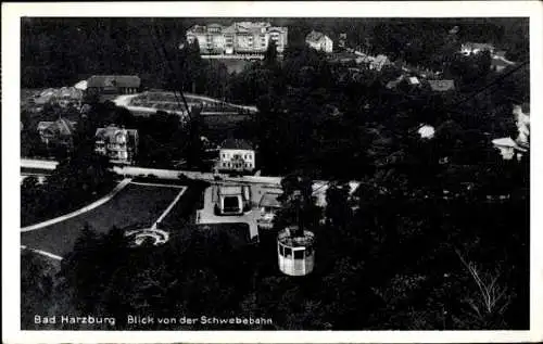 Ak Bad Harzburg am Harz, Blick von der Schwebebahn