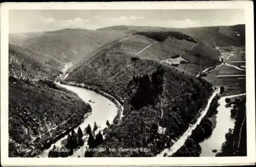 Ak Gemünd Schleiden Eifel, Blick von der Kicklei am Waldhotel