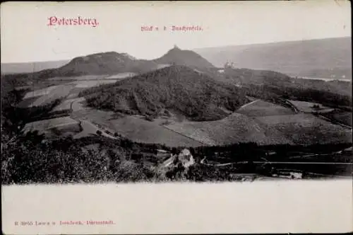 Ak Königswinter am Rhein, Petersberg, Drachenfels