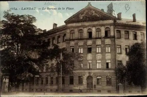 Ak Landau in der Pfalz, le Bureau de la place