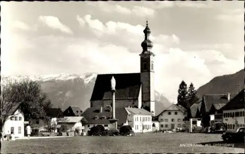 Ak Anger in Oberbayern, Untersberg, Kirche