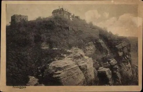 Ak Nideggen in der Eifel, Teilansicht