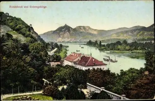 Ak Rolandseck Remagen am Rhein, Siebengebirge, Panorama
