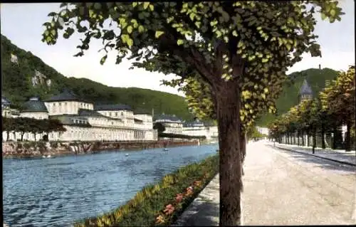 Ak Bad Ems an der Lahn, Kursaal, Lahn