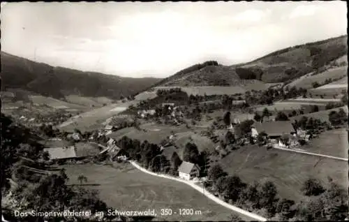 Ak Simonswald im Schwarzwald, Simonswälder Tal
