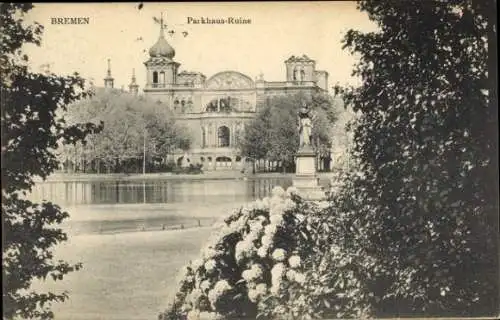 Ak Hansestadt Bremen, Parkhaus-Ruine