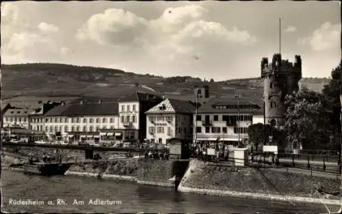 Ak Rüdesheim am Rhein, Adlerturm