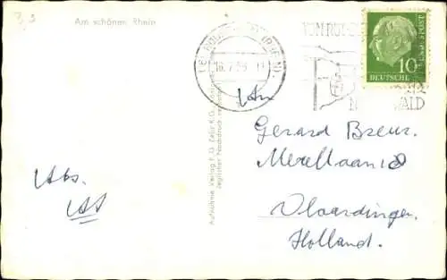 Ak Rüdesheim am Rhein, Adlerturm