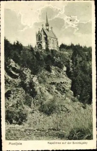 Ak Monschau Montjoie in der Eifel, Kapellchen, Sonntagsley