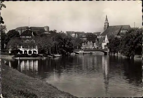 Ak Tübingen am Neckar, Teilansicht