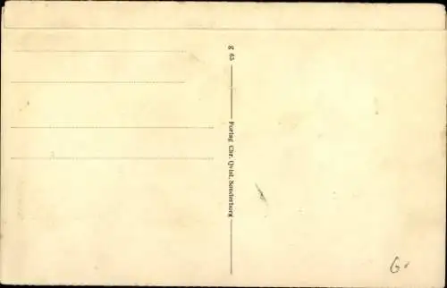 Ak Dybbol Sogn Sonderborg Dänemark, Dybbol Molle, Partie an der Windmühle