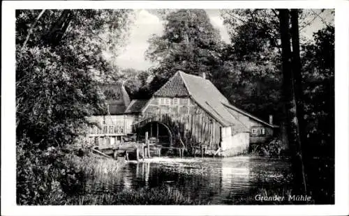 Ak Kuddewörde Kreis Lauenburg Schleswig Holstein, Partie an d. Grander Mühle