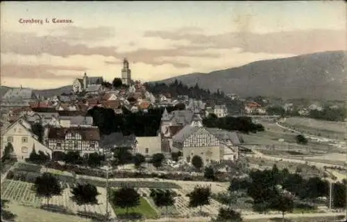 Ak Kronberg im Taunus, Gesamtansicht