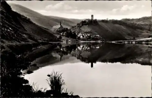 Ak Beilstein an der Mosel, Morgenstimmung, Panorama