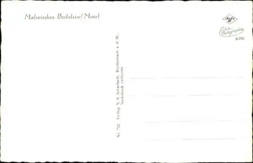 Ak Beilstein an der Mosel, Panorama