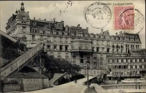 Ak Biarritz Pyrénées Atlantiques, Grand Casino
