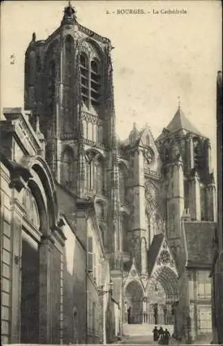 Ak Bourges Cher, Kathedrale