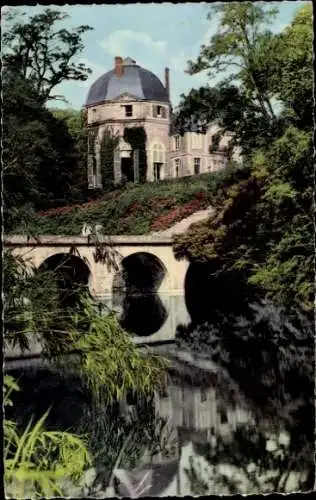 Ak Chateauneuf sur Loire Loiret, Les Douves
