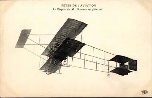 Ak Aviation Festival, Mr. Sommers Biplain im vollen Flug