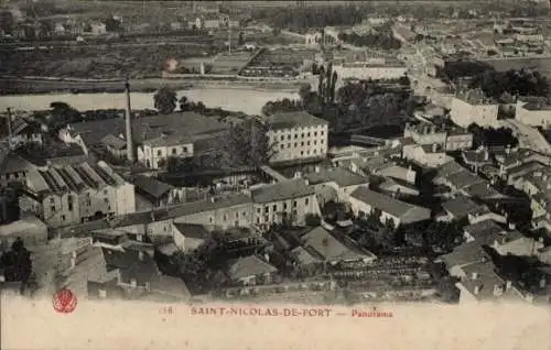 Ak Saint Nicolas de Port Meurthe et Moselle, Panorama