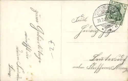 Ak Glückwunsch, Junge in Tracht, Blumen