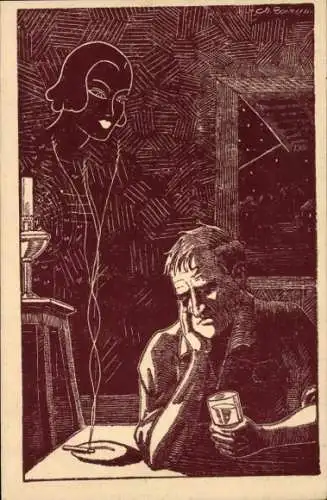 Künstler Ak Boirau, Ch., In Africa, The Cockroach