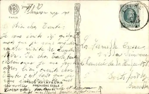 Künstler Ak Daniel, Mann mit Jagdbeute, Handtasche