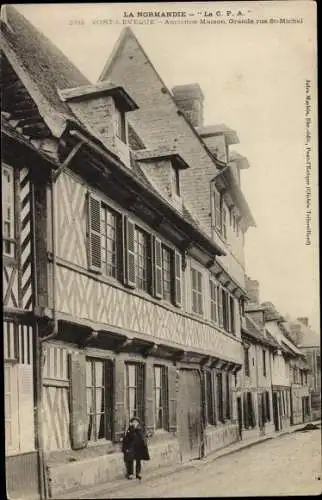 Ak Pont l Eveque Calvados, Ancienne Maison Grande rue St. Michel