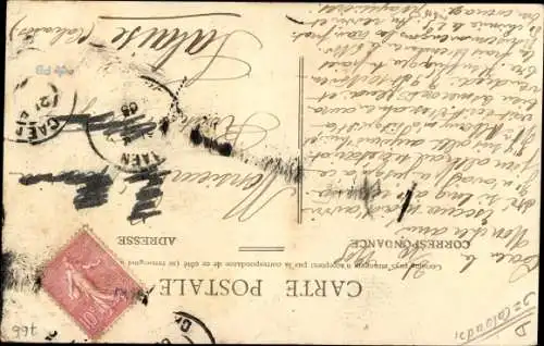 Ak Caen Calvados, La Rue de Vaucelles