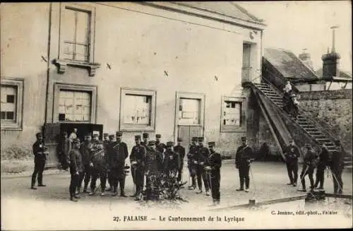 Ak Falaise Calvados, Le Cantonnement de la Lyrique