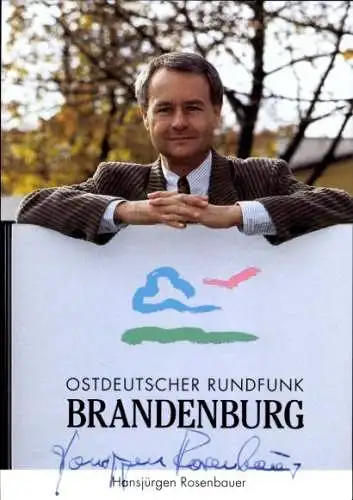 Ak Schauspieler Hansjürgen Rosenbauer, Portrait, Autogramm