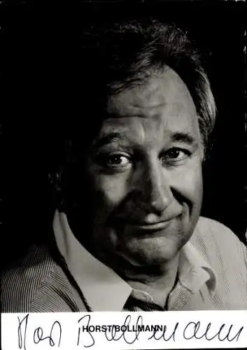 Ak Schauspieler Horst Bollmann, Portrait, Autogramm