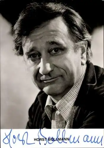 Ak Schauspieler Horst Bollmann, Portrait, Autogramm