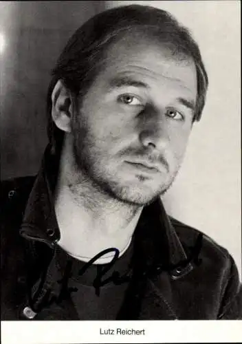 Ak Schauspieler Lutz Reichert, Portrait, Autogramm