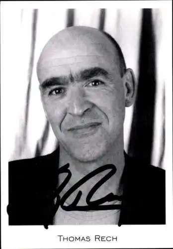 Ak Schauspieler Thomas Rech, Portrait, Autogramm