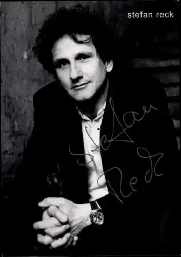 Ak Schauspieler Stefan Reck, Portrait, Autogramm