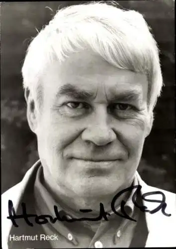 Ak Schauspieler Hartmut Reck, Portrait, Autogramm