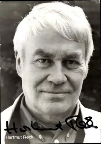 Ak Schauspieler Hartmut Reck, Portrait, Autogramm