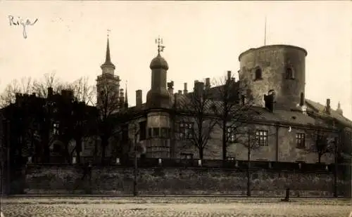 Foto Ak Riga Lettland, Schloss