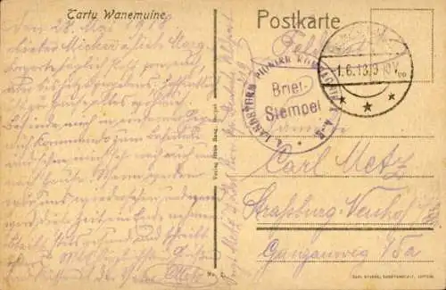 Ak Tartu Dorpat Estland, Wanemuine