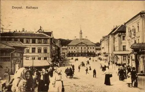 Ak Tartu Dorpat Estland, Rathaus